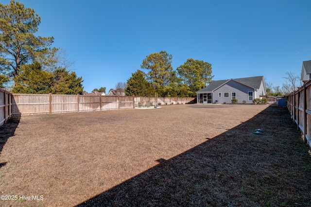 332 Grandview Dr, Hampstead, NC 28443 - view of yard featuring a fenced backyard