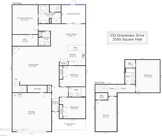 332 Grandview Dr, Hampstead, NC 28443 - floor plan