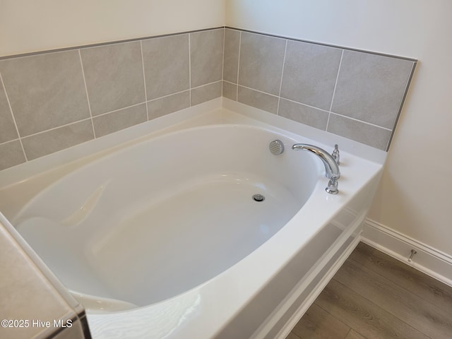 3709 W Cessna Way W Unit Ef 12, Wilson, NC 27896 - full bath featuring a garden tub and wood finished floors