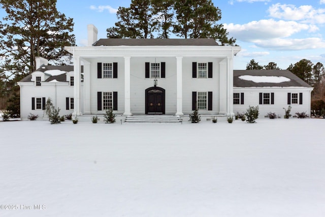 view of neoclassical / greek revival house