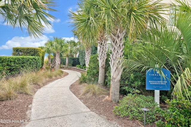 view of property's community