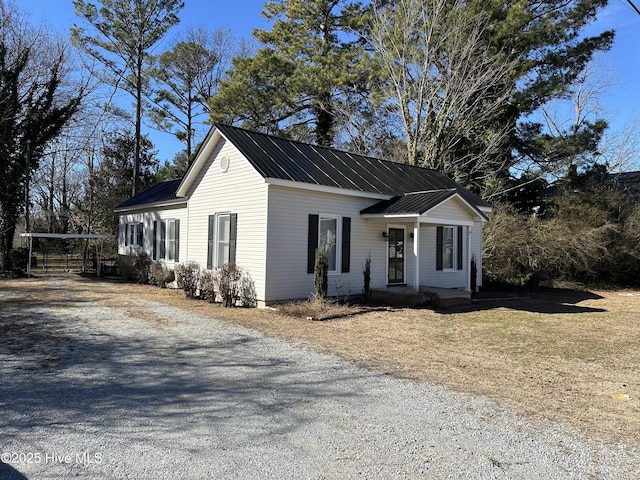 view of front of house