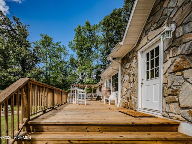 view of deck