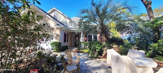 exterior space with a patio