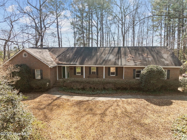 view of ranch-style home