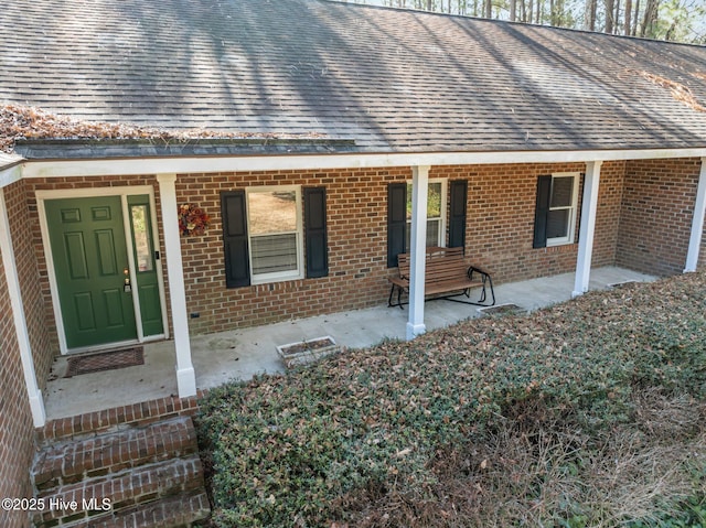 exterior space featuring covered porch