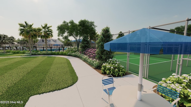 253 Hawks Run Dr Unit 4060, Carolina Shores, NC 28467 - view of home's community featuring a tennis court