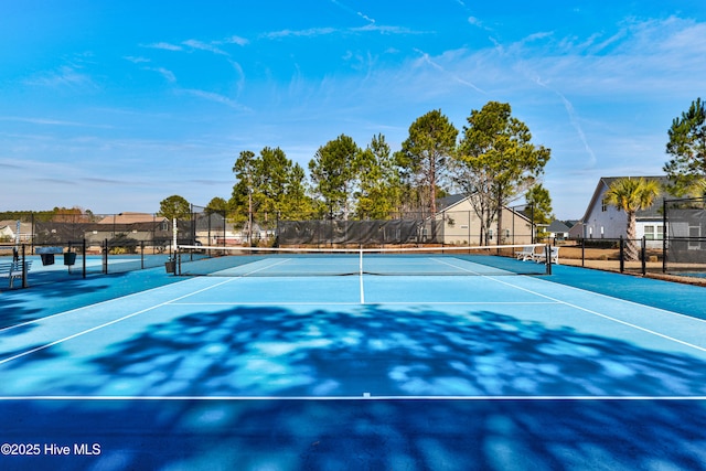 view of sport court