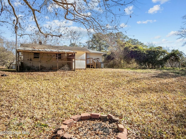 view of yard