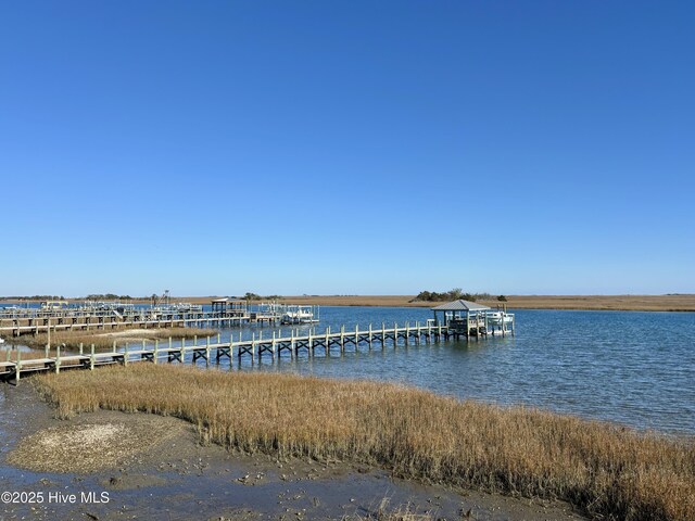 view of dock