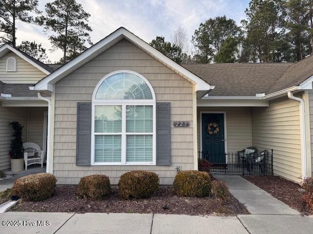 view of front of home