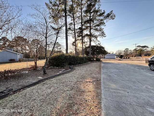 view of road