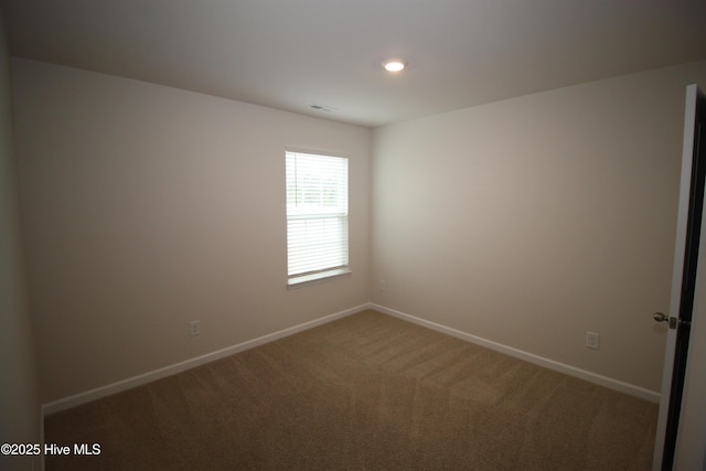 400 King Creek Dr, Havelock, NC 28532 - unfurnished room featuring carpet floors, recessed lighting, baseboards, and visible vents