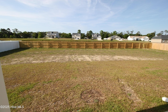 400 King Creek Dr, Havelock, NC 28532 - view of yard featuring a residential view and a fenced backyard
