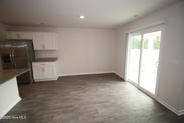 400 King Creek Dr, Havelock, NC 28532 - interior space featuring baseboards, recessed lighting, wood finished floors, and visible vents