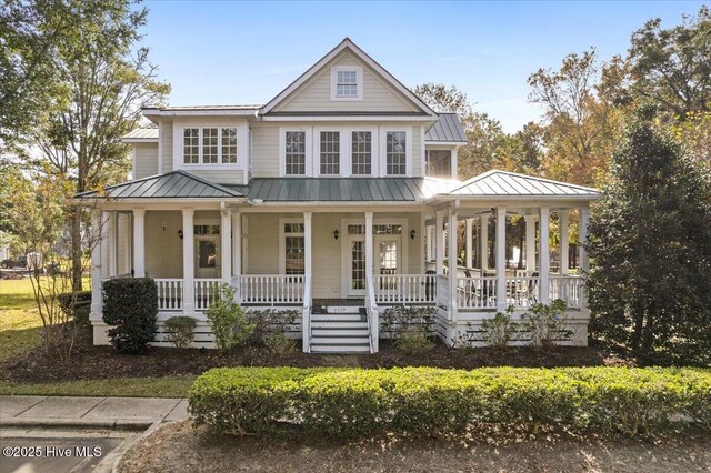 view of front of house featuring a porch