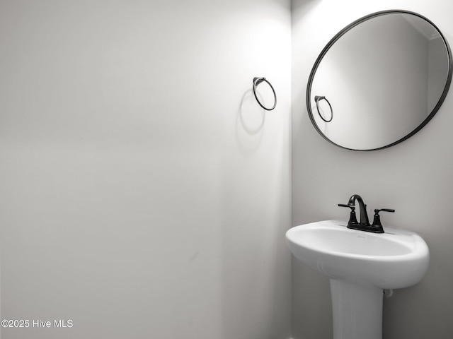 bathroom with a sink