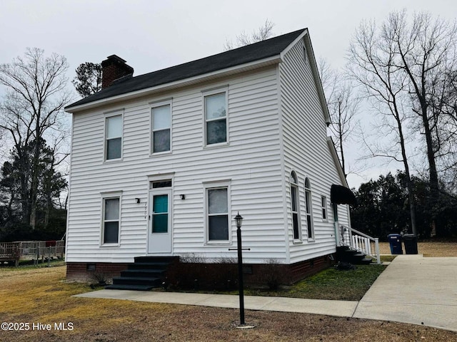 view of colonial inspired home