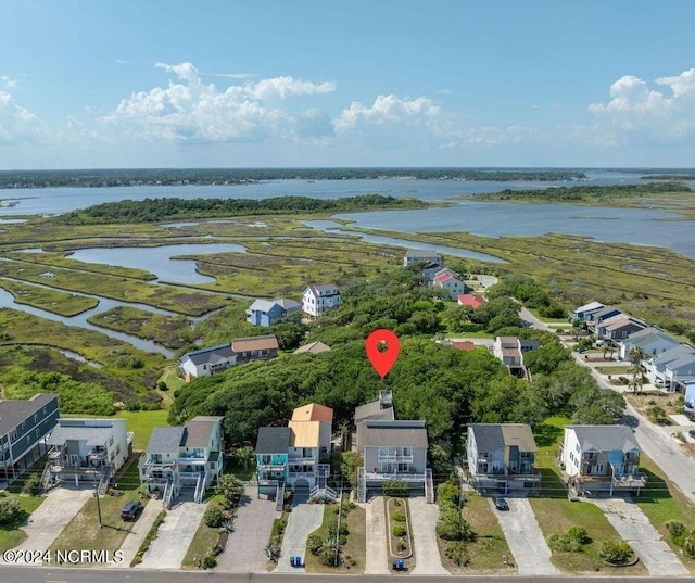 1981 New River Inlet Rd, North Topsail Beach, NC 28460 - drone / aerial view of a nearby body of water