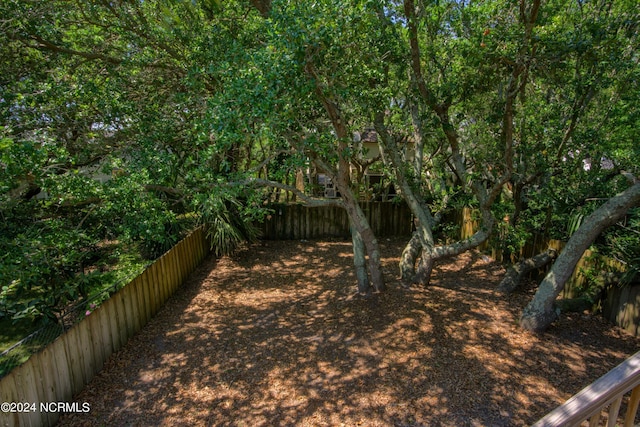 1981 New River Inlet Rd, North Topsail Beach, NC 28460 - view of fenced backyard