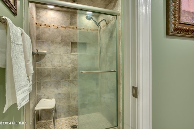 1981 New River Inlet Rd, North Topsail Beach, NC 28460 - bathroom featuring a shower stall