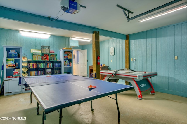1981 New River Inlet Rd, North Topsail Beach, NC 28460 - recreation room with concrete flooring