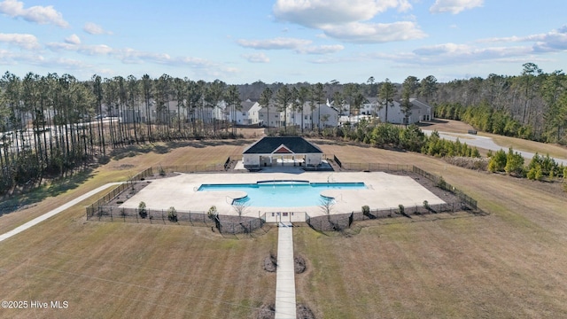300 William Sharp Way, Jacksonville, NC 28546 - aerial view of residential area with a pool area