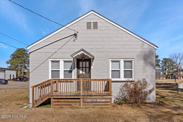 view of rear view of house