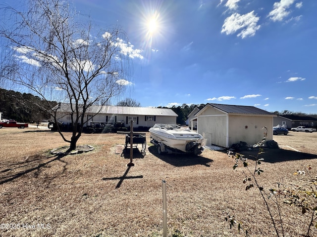 view of back of property