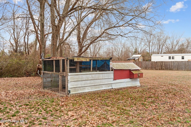 view of outbuilding