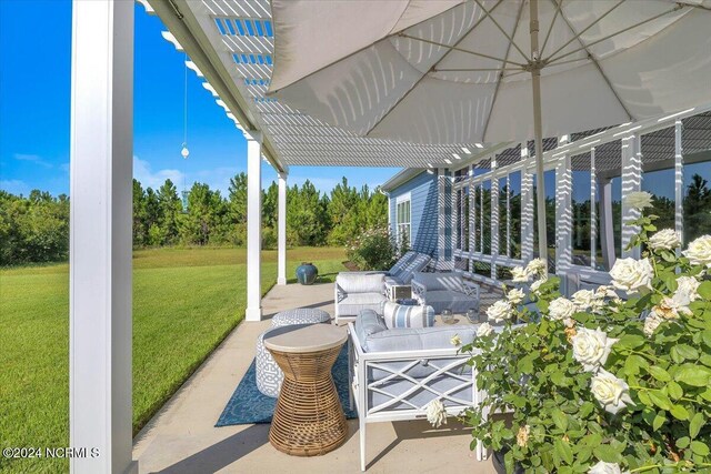 sunroom with wood ceiling