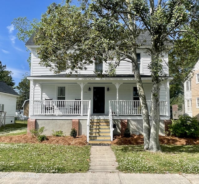550 E Main St, Belhaven, NC 27810 - view of front of property featuring covered porch