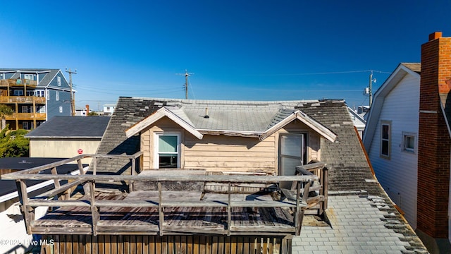 rear view of house with a patio