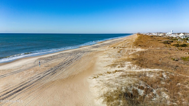 water view with a beach view