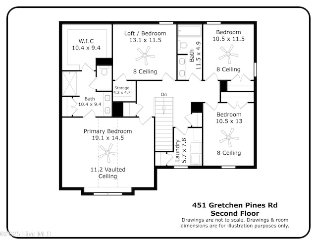 451 Gretchen Rd, West End, NC 27376 - plan