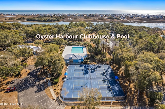 3387 Four Water Ln SW, Supply, NC 28462 - bird's eye view of a large body of water and a pool