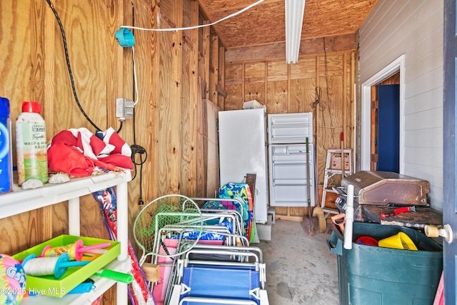 view of storage room