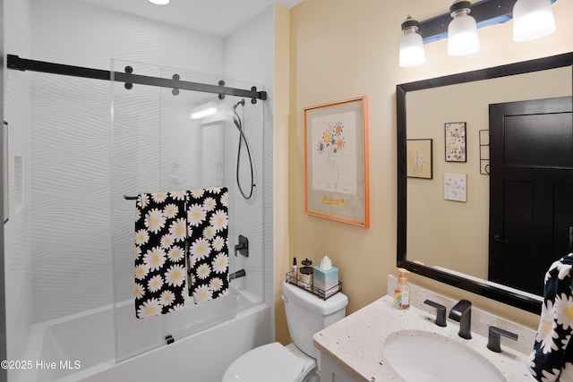 1611 Golfers Ridge Dr SE, Bolivia, NC 28422 - bathroom with vanity and combined bath / shower with glass door