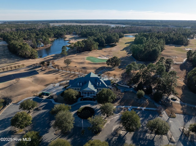 1611 Golfers Ridge Dr SE, Bolivia, NC 28422 - bird's eye view of a large body of water and a forest