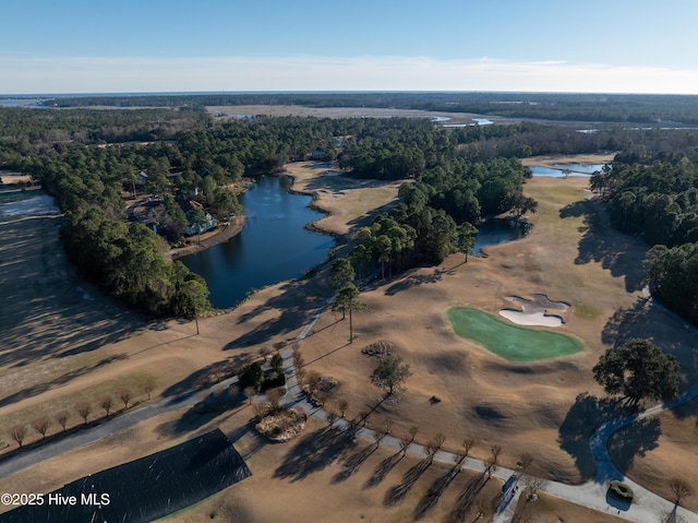 1611 Golfers Ridge Dr SE, Bolivia, NC 28422 - aerial view of property and surrounding area featuring a nearby body of water and a golf course