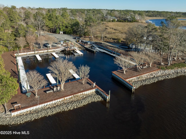 1611 Golfers Ridge Dr SE, Bolivia, NC 28422 - bird's eye view of a large body of water and a heavily wooded area
