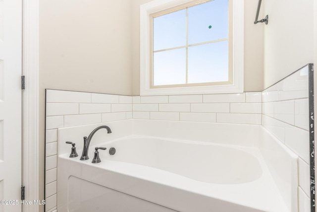 68 Tee Dr, Selma, NC 27576 - full bathroom with a garden tub and a wealth of natural light