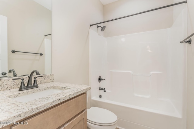68 Tee Dr, Selma, NC 27576 - bathroom with shower / bath combination, vanity, and toilet