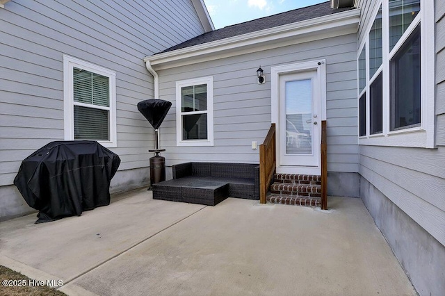 view of patio / terrace with grilling area