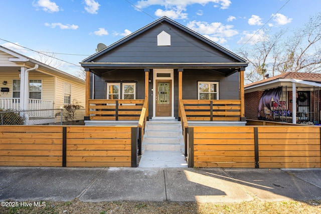 bungalow with a porch