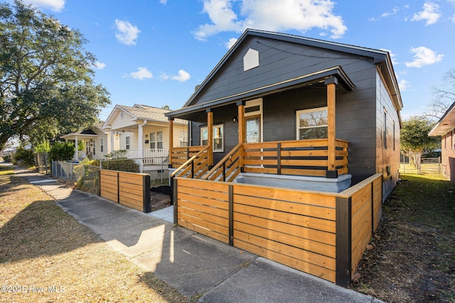 bungalow with covered porch