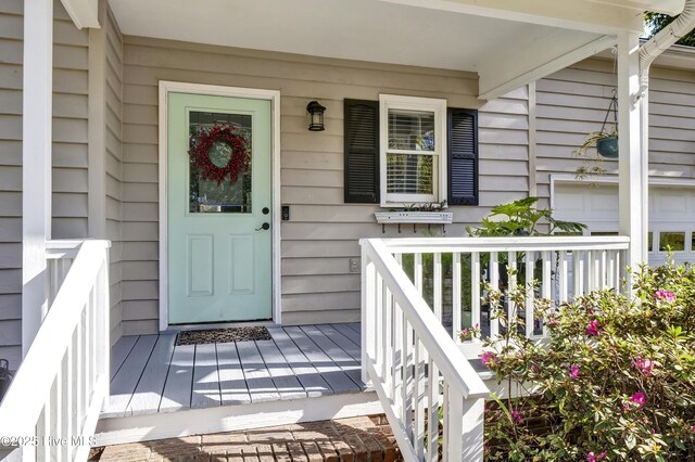 view of yard with a deck