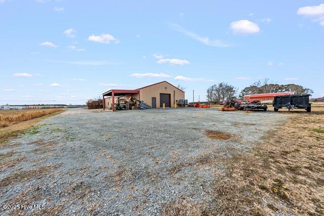 22327 NC Highway 55, Oriental, NC 28571 - exterior space with a garage and an outdoor structure