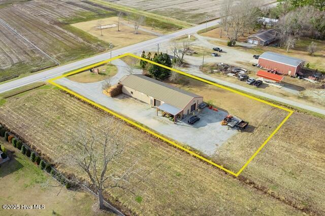 22327 NC Highway 55, Oriental, NC 28571 - birds eye view of property featuring a rural view