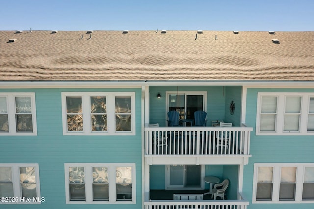 view of rear view of property